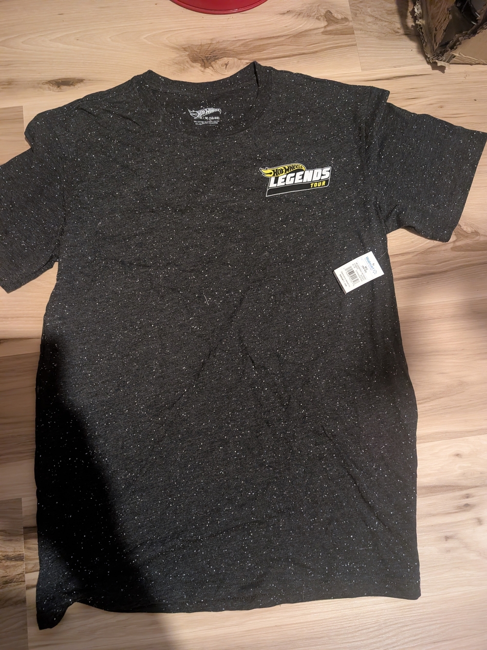 Legends Tour Black Speckled Logo Tee